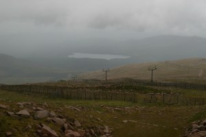 Inilah permukaan sebenar trek ski semasa musim sejuk di Cairngorm, Aviemore 