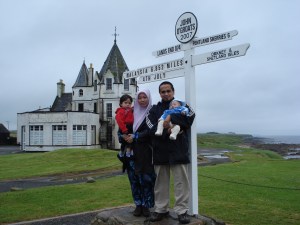 Gambar wajib di John o' Groats