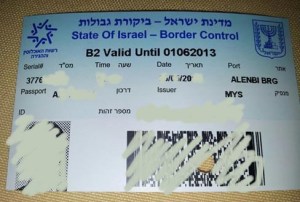 Visa atau Pas Lawatan Sempadan Untuk Masuk ke Al-Aqsa